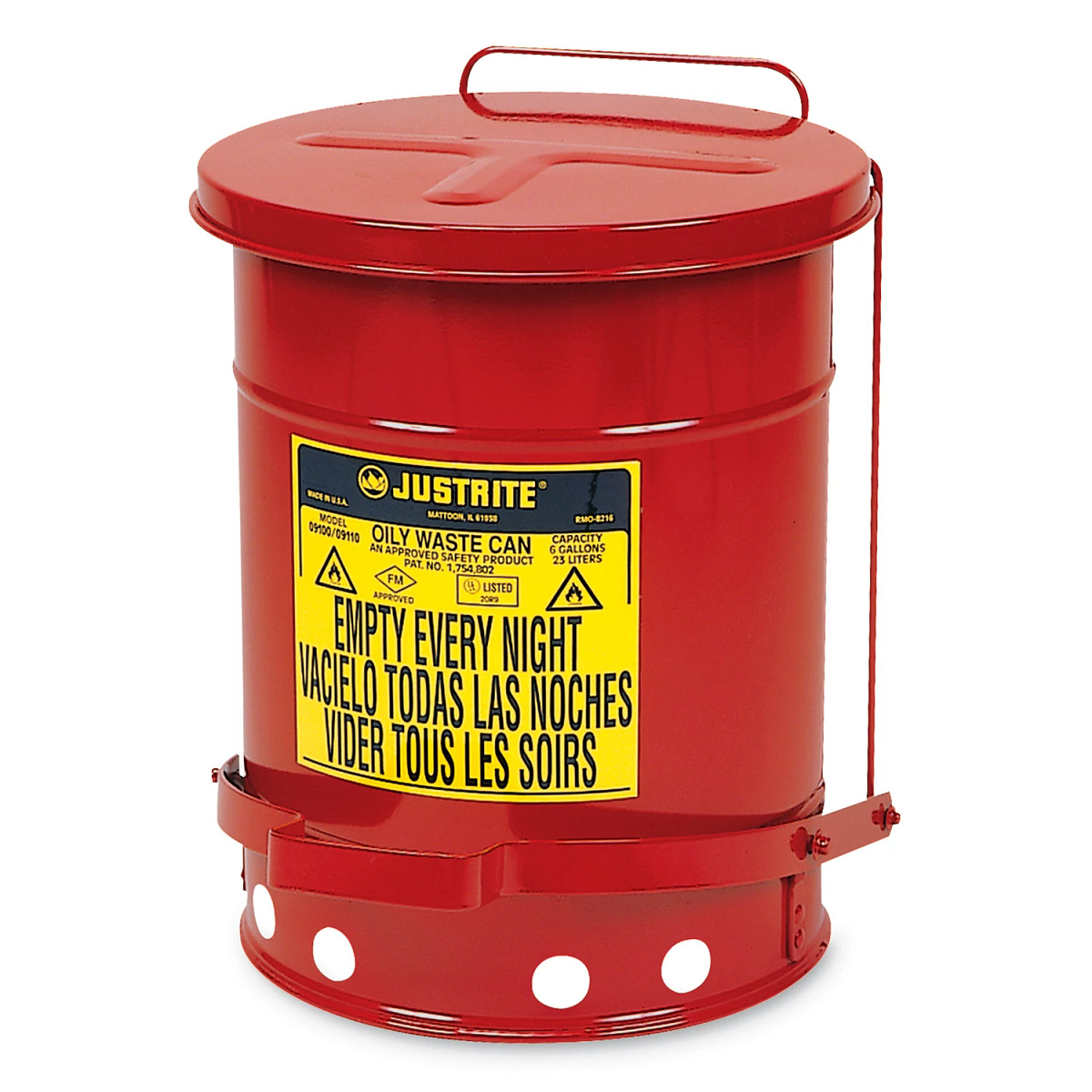 WASTECAN OIL W/LEVER