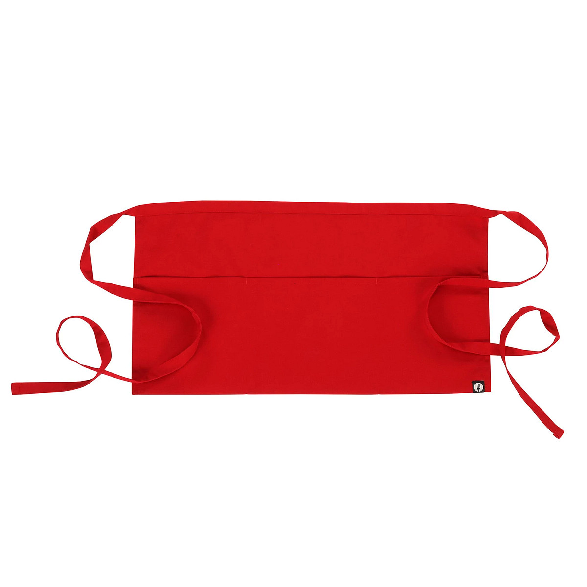 APRON/6.2OZ/3PRT PTCH PKT/RED