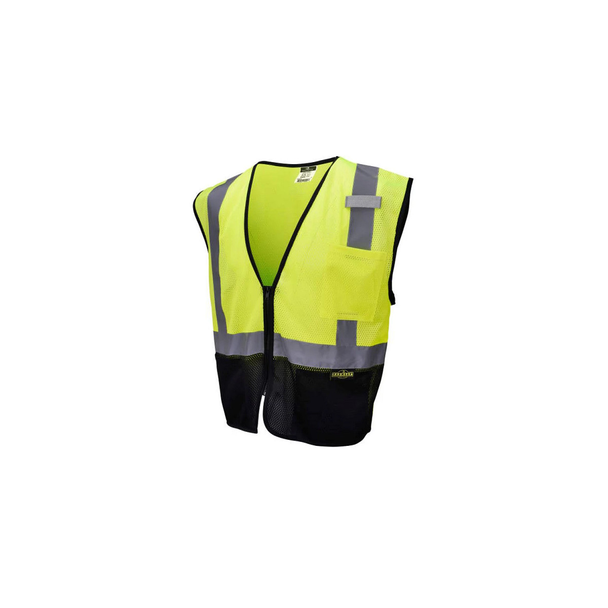 HI VIS VEST/YLLW/BLACK BOTTOM