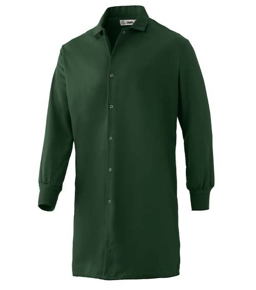 Cintas Pocketless Knit Cuff Smock Green