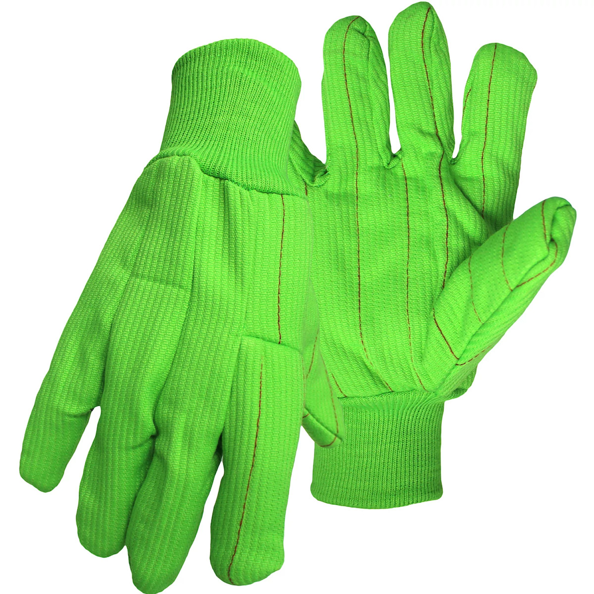 GLV/KNT WRST/POLY/CTN/HV ORG