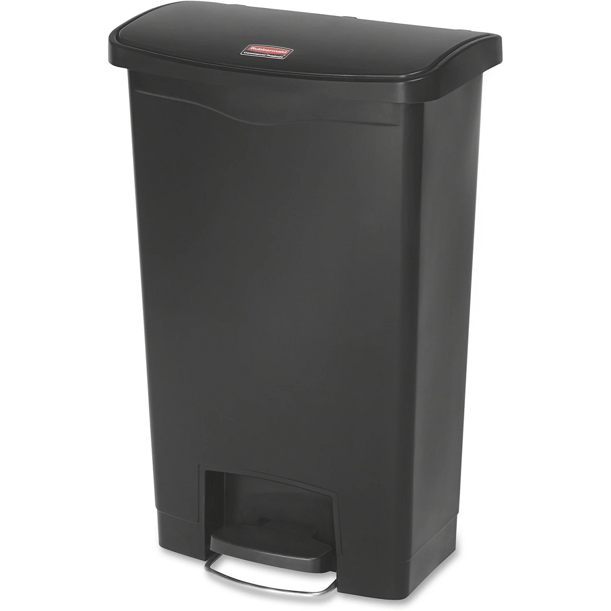 FRONT STEP CAN/PLSTC/13GAL/BLK