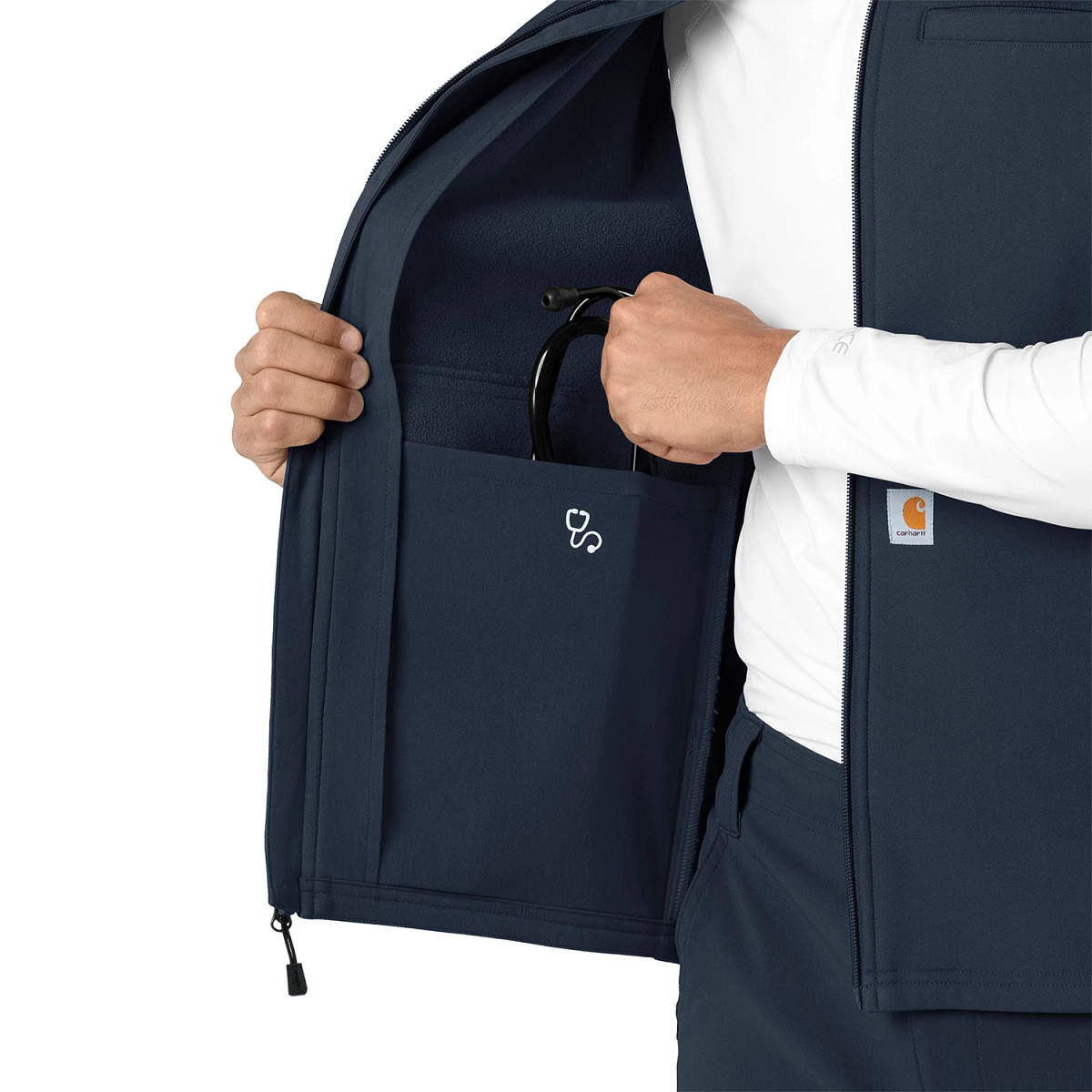 VEST/RUGGED/FLEX/FLEECE/NAVY