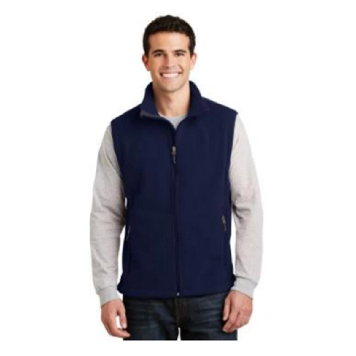 VEST/VALUE FLEECE/NAVY