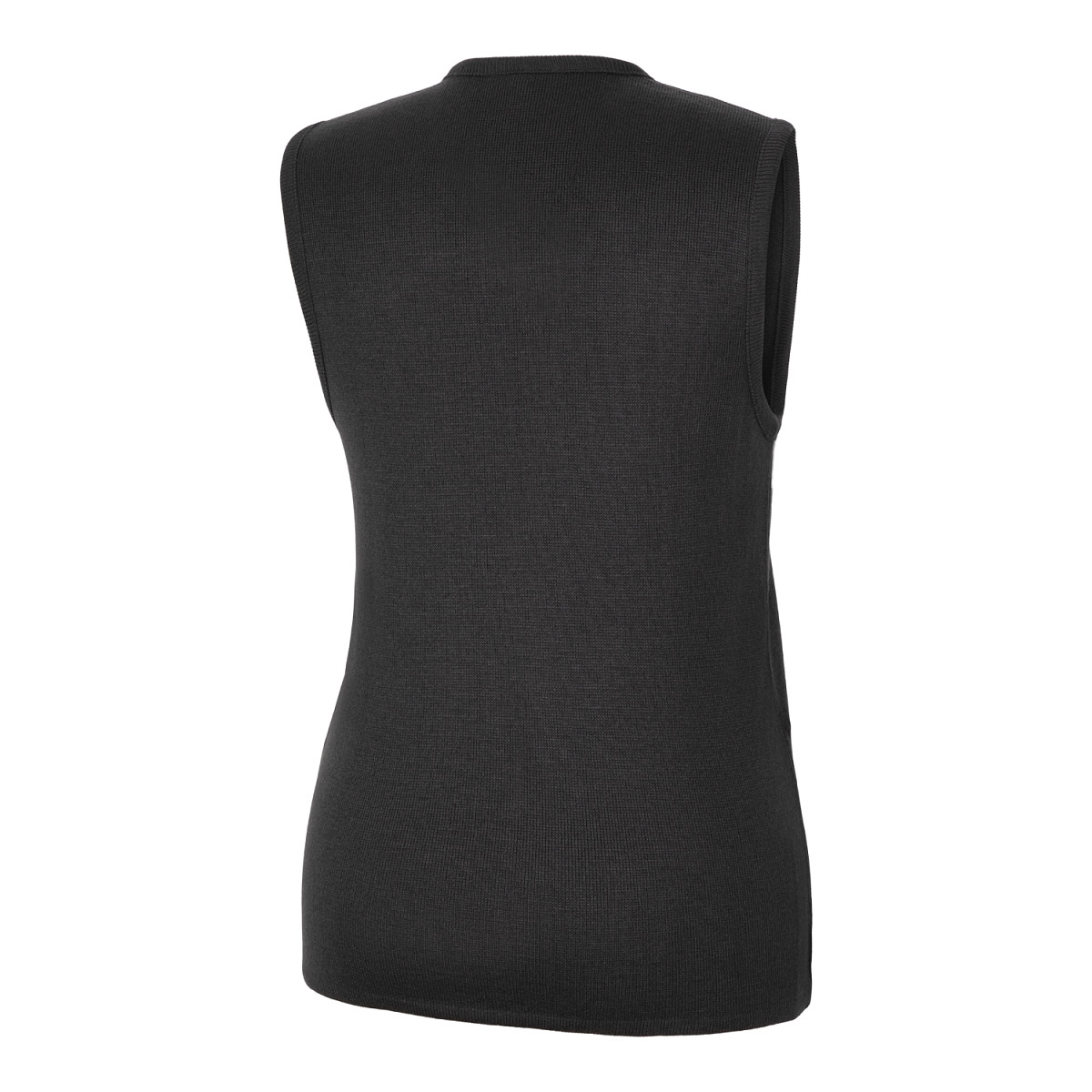 SWEATER VEST/V-NECK/BLACK