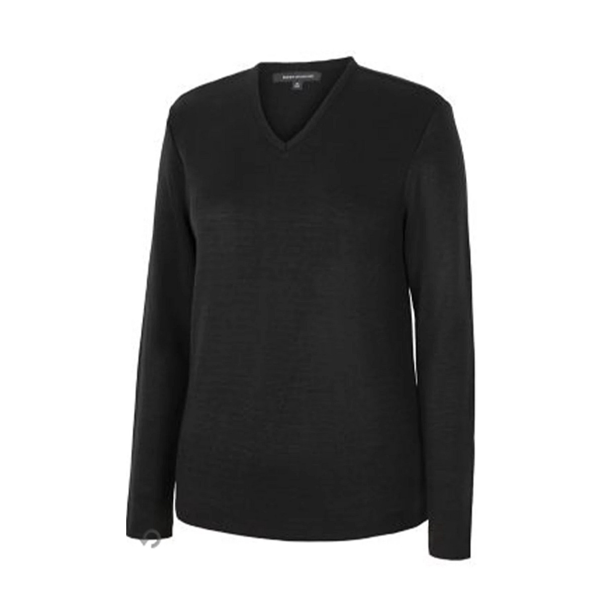 SWEATER V-NECK/BLACK/LS