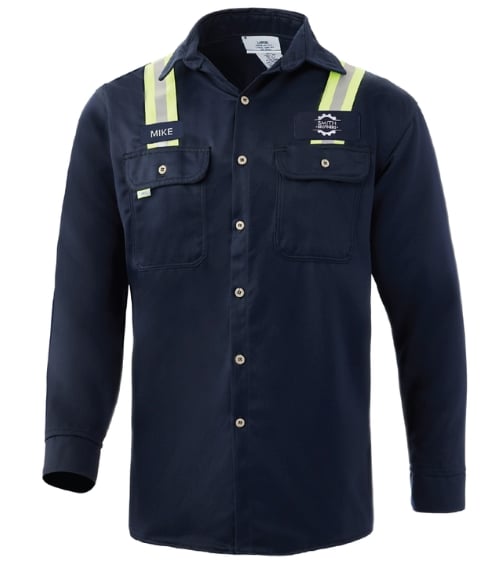 AR/FR E-Vis Molten Metal Shirt with Flame Pro