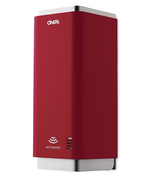signature series red automatic hand soap dispenser