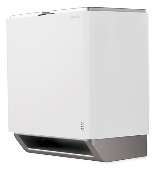 signature series automatic paper towel dispenser white