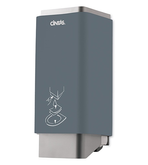 signature series toilet seat cleaner dispenser grey