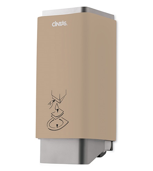 signature series toilet seat cleaner dispenser tan