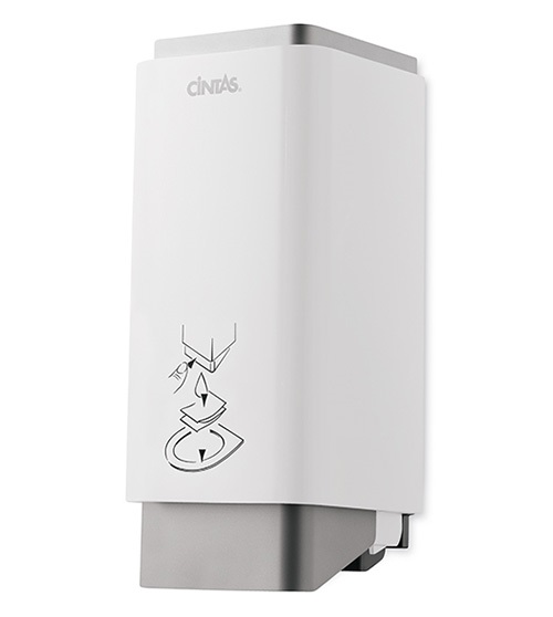 signature series toilet seat cleaner dispenser white