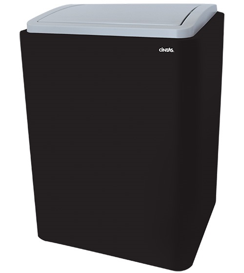signature series trash can black