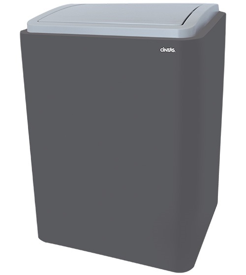signature series trash can grey