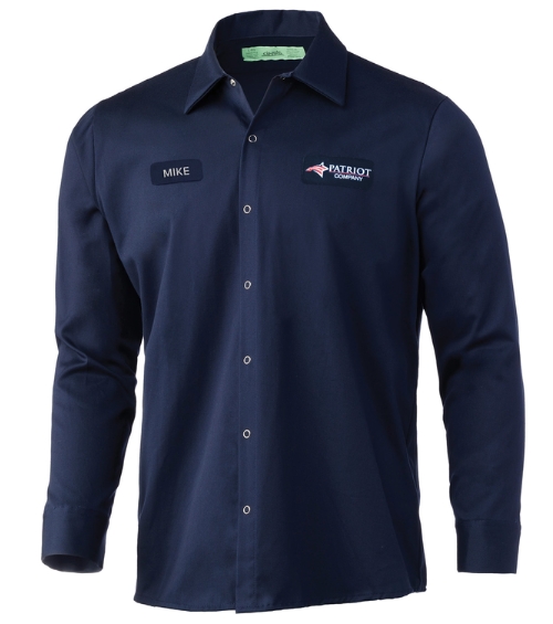 Men's Snap Cotton Work Shirt | Cintas
