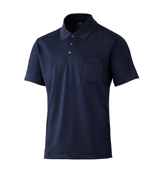 Navy Performance Pocket Polo