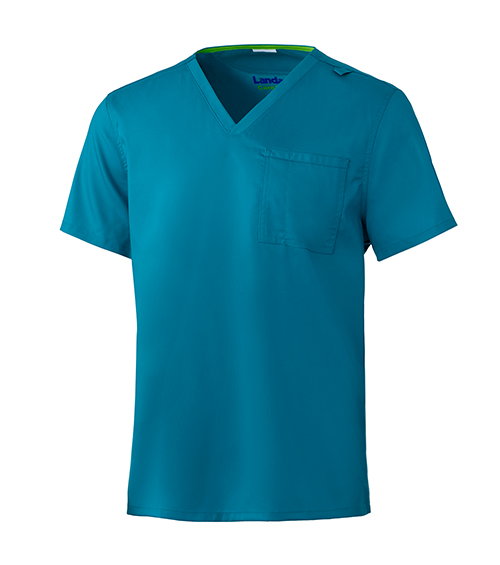 landau careflex teal scrub top